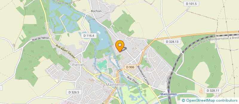 localisation de l'entreprise ASSOCIATION DE PARENTS D ELEVES PARENT POUR TOUS à MAINTENON