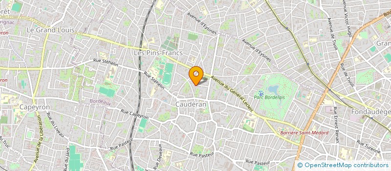 localisation de l'entreprise ASSOCIATION DE PARENTS D'ELEVES PAUL LAPIE MATERNELLE  BORDEAUX