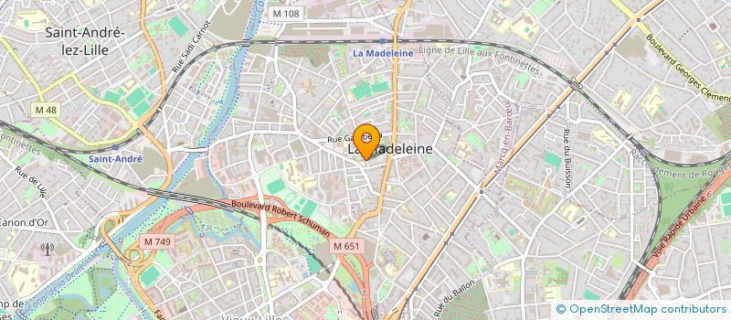 localisation de l'entreprise ASSOCIATION DE PARENTS D'ELEVES ROSTAND FOREVER à LA MADELEINE