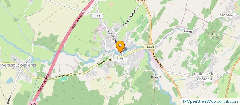 localisation de l'entreprise ASSOCIATION DE PARENTS D'ENFANTS LOCAUX ET ENVIRONS DE SELLIERES (A.P.E.L.E.S.) à SELLIERES