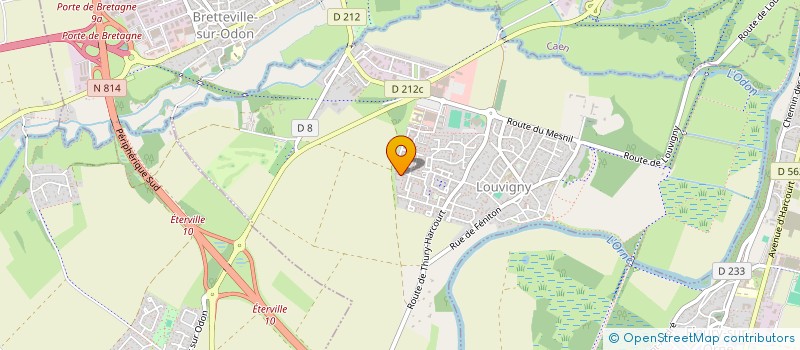 localisation de l'entreprise ASSOCIATION DE PARENTS D'ENFANTS POLYHANDICAPES ET DIFFERENTS (APEP'S) à LOUVIGNY