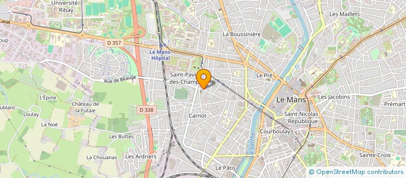 localisation de l'entreprise ASSOCIATION DE PARENTS ELEVES à LE MANS