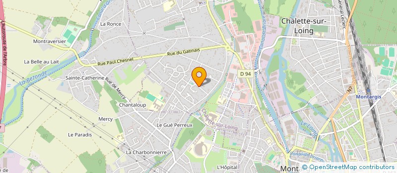 localisation de l'entreprise ASSOCIATION DE PARENTS ELEVES à CHALETTE-SUR-LOING