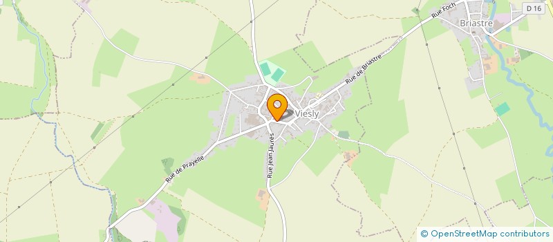 localisation de l'entreprise ASSOCIATION DE PARENTS ET AMIS DES ECOLES DE VIESLY à VIESLY