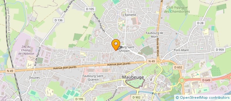 localisation de l'entreprise ASSOCIATION DE PARENTS ET D ANCIENS PARENTS D ELEVES DE L ECOLE DE MAIRIEUX ET D ELESMES à ELESMES