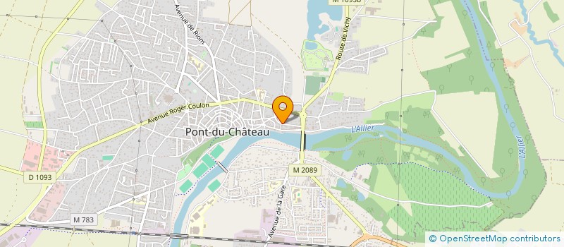 localisation de l'entreprise ASSOCIATION DE PARENTS INDEPENDANTS DES ECOLES ET COLLEGE PUBLICS DE PONT-DU-CHATEAU  PONT-DU-CHATEAU