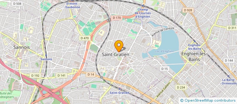 localisation de l'entreprise ASSOCIATION DE PARENTS LE NID  SAINT-GRATIEN