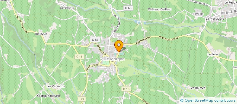 localisation de l'entreprise ASSOCIATION DE PARENTS - LES P'TITS BOUCHONS - à VILLIE-MORGON