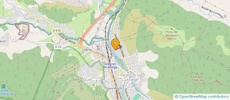 localisation de l'entreprise ASSOCIATION DE PARTAGE DE LA CULTURE POUR LA JEUNESSE à TARASCON-SUR-ARIEGE