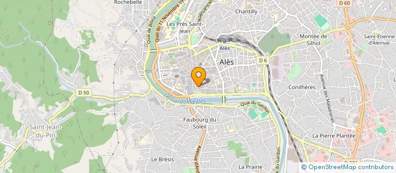 localisation de l'entreprise ASSOCIATION DE PATIENTS SOUFFRANT DU SYNDROME D'APNEE DU SOMMEIL (APSOM)  ALES