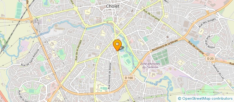 localisation de l'entreprise ASSOCIATION DE PATINAGE SUR GLACE  CHOLET