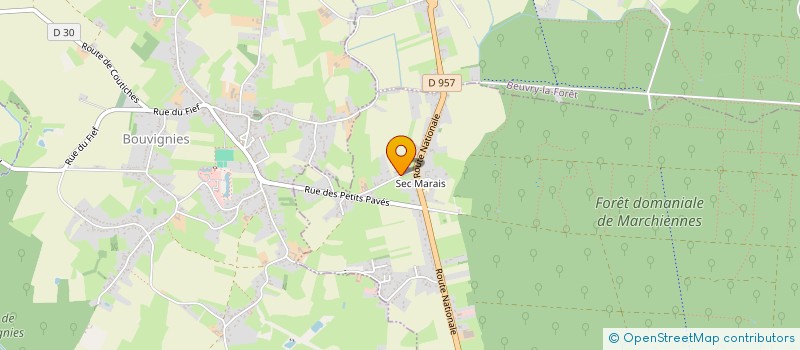 localisation de l'entreprise ASSOCIATION DE PECHE DE BOUVIGNIES à BOUVIGNIES