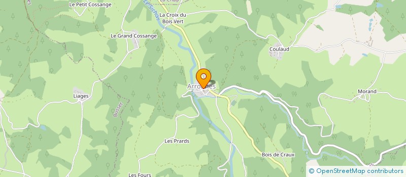 localisation de l'entreprise ASSOCIATION DE PECHE DU SICHON, DU VAREILLES A ARONNES ET A LA CHAPELLE  ARRONNES