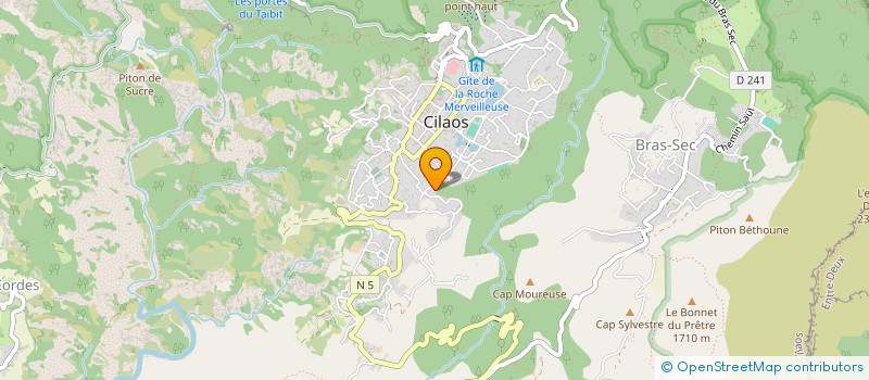 localisation de l'entreprise ASSOCIATION DE PECHE EN EAU DOUCE DE CILAOS à CILAOS