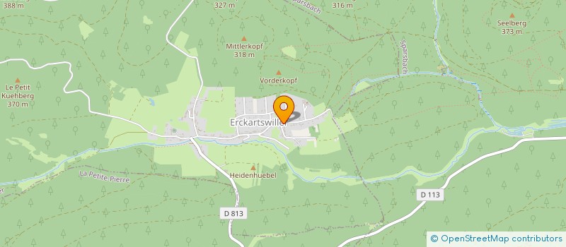 localisation de l'entreprise ASSOCIATION DE PECHE ET DE PISCICULTURE D'ERCKARTSWILLER  ERCKARTSWILLER