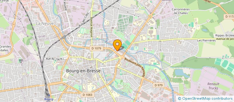 localisation de l'entreprise ASSOCIATION DE PECHE ET DE PISCICULTURE LES PECHEURS SPORTIFS DE L'AIN à BOURG-EN-BRESSE