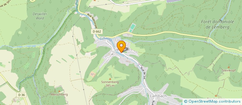 localisation de l'entreprise ASSOCIATION DE PECHE ET PISCICULTURE  SIERSTHAL