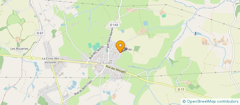 localisation de l'entreprise ASSOCIATION DE PECHE L'ETANG DES BRUYERES à OREE-D'ANJOU