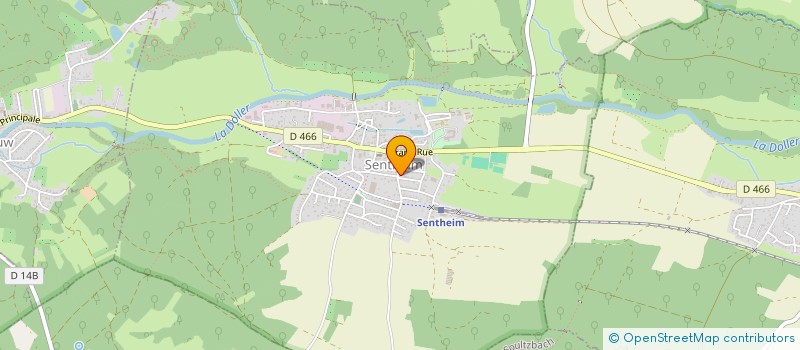 localisation de l'entreprise ASSOCIATION DE PECHE LAUW-SENTHEIM  SENTHEIM