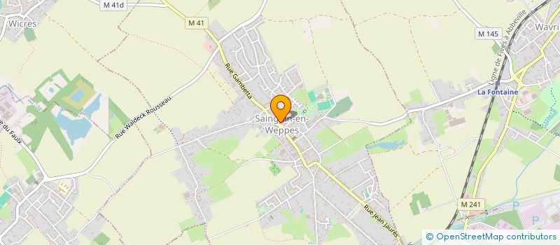 localisation de l'entreprise ASSOCIATION DE PECHE SAINGHINOISE  SAINGHIN-EN-WEPPES