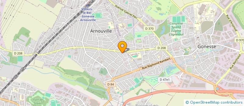 localisation de l'entreprise ASSOCIATION DE PENSEE  ARNOUVILLE