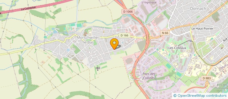 localisation de l'entreprise ASSOCIATION DE PETANQUE DE MORSCHWILLER-LE-BAS  MORSCHWILLER-LE-BAS