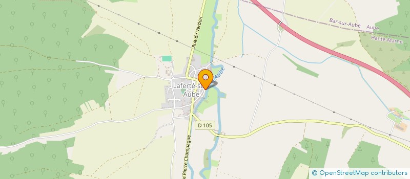 localisation de l'entreprise ASSOCIATION DE PETANQUE LAFERTOISE à LAFERTE-SUR-AUBE