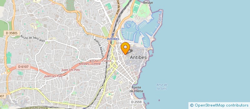 localisation de l'entreprise ASSOCIATION DE PLONGEE D'ANTIBES à ANTIBES