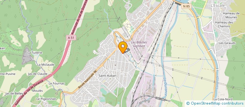 localisation de l'entreprise ASSOCIATION DE PLONGEE DURANCE PROVENCE  PEYRUIS