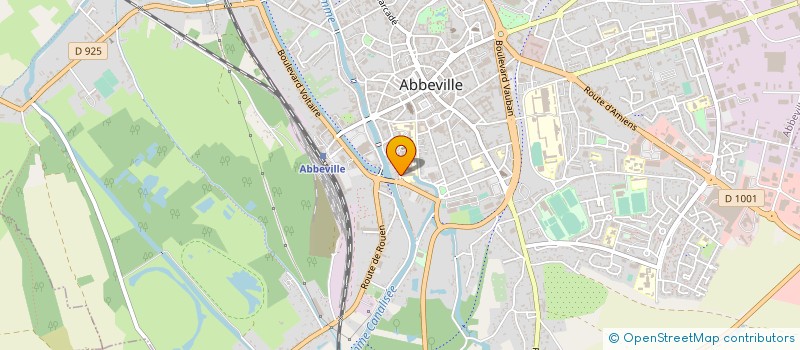 localisation de l'entreprise ASSOCIATION DE PNEUMOLOGIE DU CENTRE HOSPITALIER D'ABBEVILLE : APCHA à ABBEVILLE