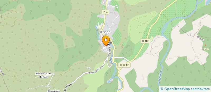 localisation de l'entreprise ASSOCIATION DE PORTAGE DU PROJET NICOULEAU  BRISSAC