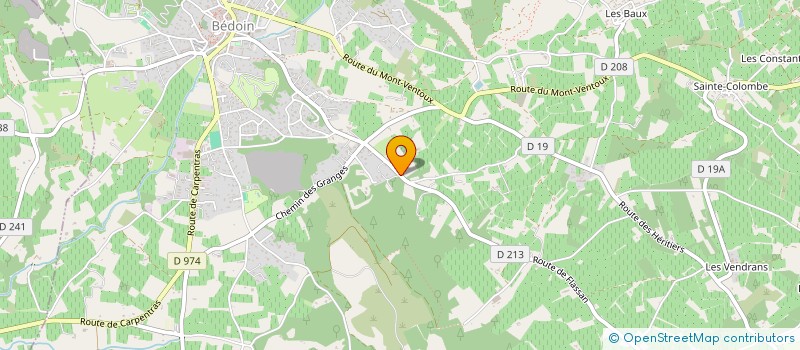 localisation de l'entreprise ASSOCIATION DE POSTUROLOGIE VAUCLUSIENNE  BEDOIN