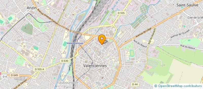 localisation de l'entreprise ASSOCIATION DE PREFIGURATION D'UN POLE METROPOLITAIN DU HAINAUT CAMBRESIS  VALENCIENNES