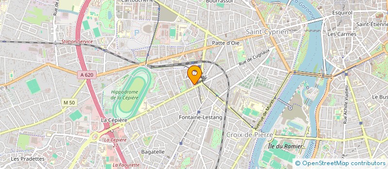 localisation de l'entreprise ASSOCIATION DE PREFIGURATION DE L'OBSERVATOIRE DES CULTURES URBAINES à TOULOUSE