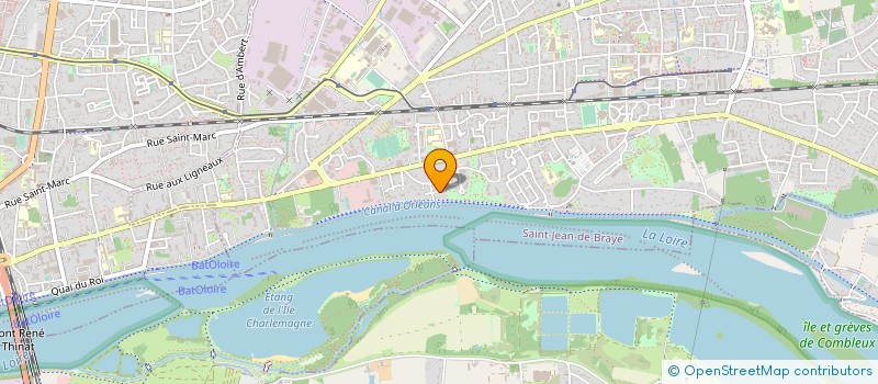 localisation de l'entreprise ASSOCIATION DE PREFIGURATION DE L'UNIVERSITE CITOYENNE DU VAL DE LOIRE ORLEANAIS à SAINT-JEAN-DE-BRAYE