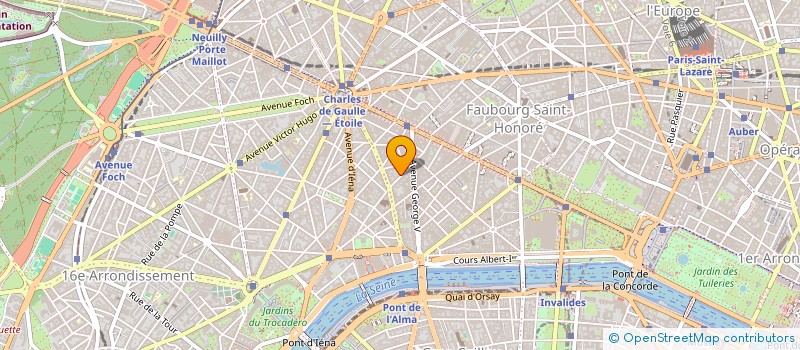 localisation de l'entreprise ASSOCIATION DE PREFIGURATION DE LA FONDATION MARIA CALLAS (APFMC)  PARIS