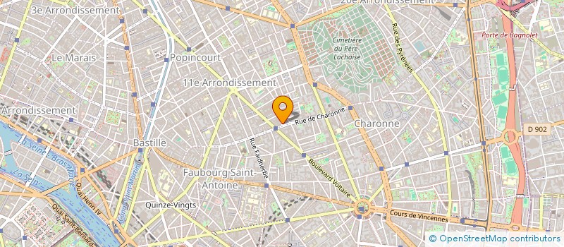 localisation de l'entreprise ASSOCIATION DE PREFIGURATION DE LA MAISON DES MEDIAS LIBRES  PARIS