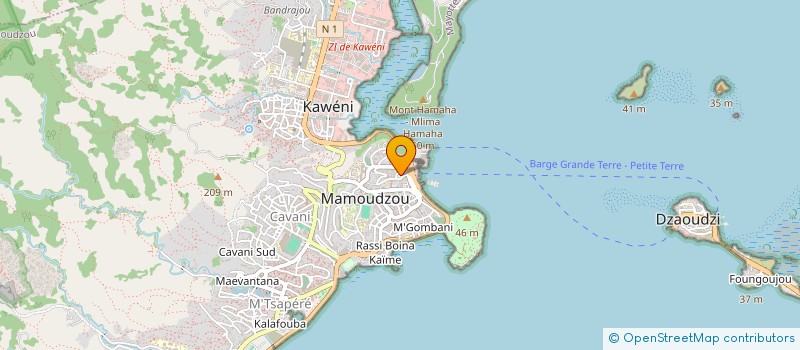localisation de l'entreprise ASSOCIATION DE PREFIGURATION DU COMITE REGIONAL DES PECHES MARITIME ET DES ELEVAGES MARINS DE MAYOTTE à MAMOUDZOU
