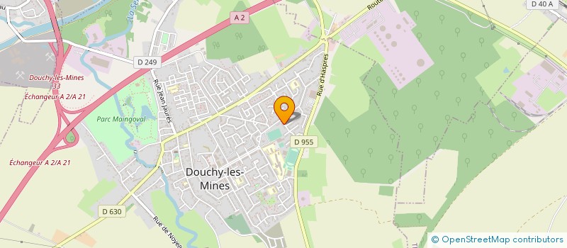 localisation de l'entreprise ASSOCIATION DE PREFIGURATION DU POLE  LE MONDE DE L'ACIER  à DOUCHY-LES-MINES