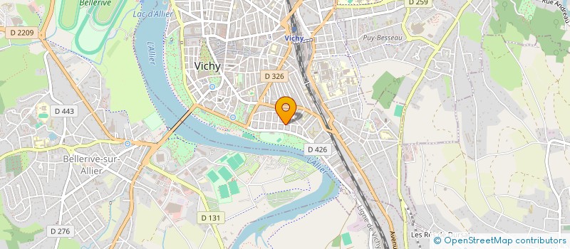 localisation de l'entreprise ASSOCIATION DE PREFIGURATION LE BOUILLON à VICHY