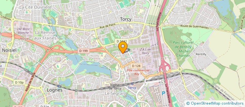 localisation de l'entreprise ASSOCIATION DE PREFIGURATION REGIE DE QUARTIER DE TORCY  TORCY