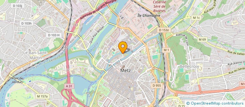 localisation de l'entreprise ASSOCIATION DE PREFUGURATION DE LA FONDATION ISEETECH  METZ