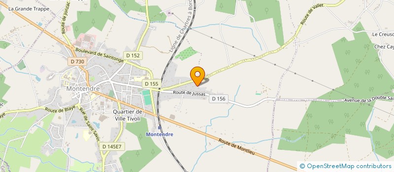 localisation de l'entreprise ASSOCIATION DE PREMIERS SECOURS  MONTENDRE