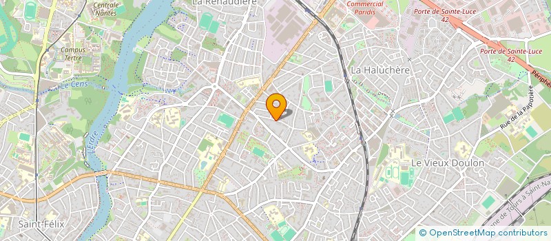 localisation de l'entreprise ASSOCIATION DE PRESTATION ET D'INITIATIVE POUR LA SANTE AU TRAVAIL à NANTES