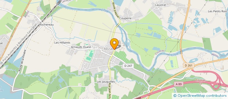 localisation de l'entreprise ASSOCIATION DE PREVENTION D'AIDES ET DE SOINS A DOMICILE DU NORD ET EST LIBOURNAIS à ABZAC