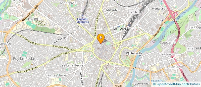 localisation de l'entreprise ASSOCIATION DE PREVENTION D EL'INNUMERISME ET D EL'ILLETTRISME A LIMOGES à LIMOGES