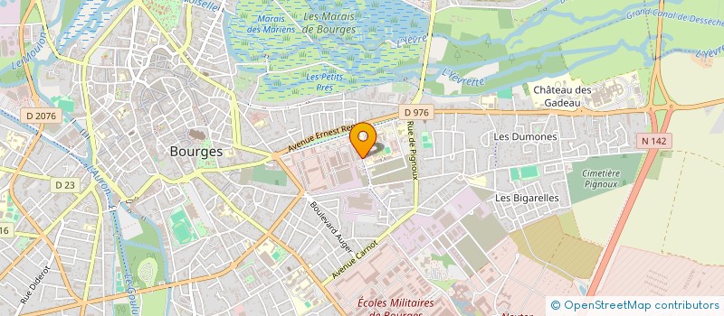 localisation de l'entreprise ASSOCIATION DE PREVENTION ET SANTE AU TRAVAIL DU CHER à BOURGES