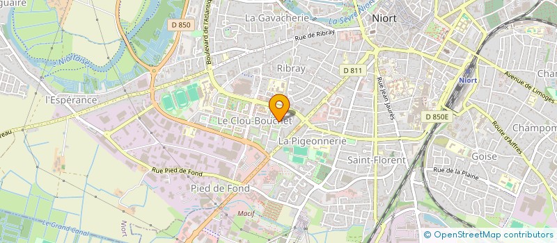 localisation de l'entreprise ASSOCIATION DE PREVOYANCE DU C.OUEST  NIORT