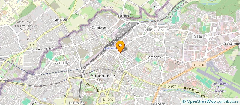 localisation de l'entreprise ASSOCIATION DE PREVOYANCE ET DE RETRAITE DES EXPATRIES à ANNEMASSE
