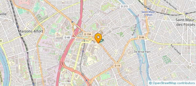 localisation de l'entreprise ASSOCIATION DE PRISE EN CHARGE DES PATHOLOGIES DU SOMMEIL ET DE LA VIGILANCE -RESEAU HYPNOS à CRETEIL